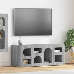 TV ormar Siva Sonoma 100 x 35 x 40 cm Konstruirano drvo