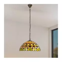 Brilagi - Tiffany vitražni luster na lancu MARGARET 2xE27/60W/230V