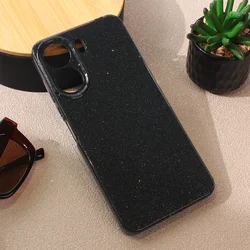 Maska za mobilni telefon Xiaomi Redmi 13C SPARKLE DUST, Crna