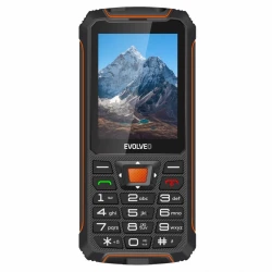 Evolveo - StrongPhone Z6, vodootporan Dual SIM telefon crne/narandžaste boje