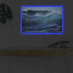 Zidna slika sa LED osvetljenjem 4570DHDACT-176, 45x70 cm