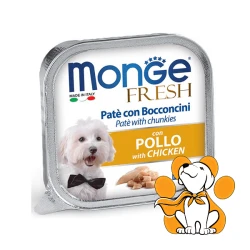 Monge Fresh Pate & Chunkies with Chicken 100g, Pašteta sa Komadićima Piletine
