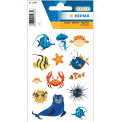 Grupo MAGIC CHEKY SEA CREATURES TRANSPUFFY NALEPKE, (20862738)