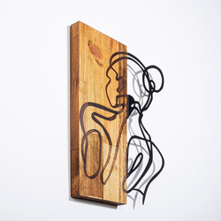Atelier Del Sofa Zidna dekoracija Woman Body, 35x3x50 cm, Smeđe boje
