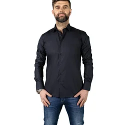 Doumos Muška košulja, Crna