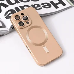 Maska za telefon Magsafe Chrome za iPhone 16 Pro 6.3, Zlatne boje