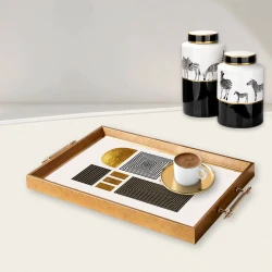 Aberto Design Poslužavnik TPEA9877 50 x 29 x 3.5 cm, Šareni