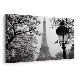 Slika pariz v zimskem meglicu - 120x80