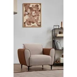Atelier del Sofa Fotelja Aren 85x85x100cm Bež-Cimet