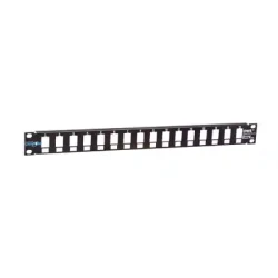 Patch panel modularni 19/1U sa 16 slota za UTP module UKP-16-1U bez modula