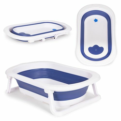 ECO TOYS Sklopiva kadica za bebe sa odvodom - Plava