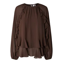 YAS Bluza YASMILVA rjava