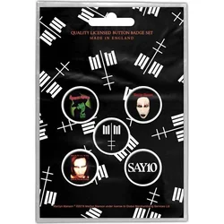 Marilyn Manson Cross Logo Odznak