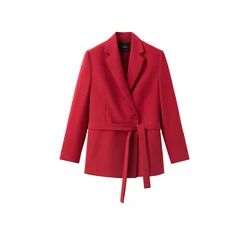 MANGO Blazer IGUANA češnjevo rdeča
