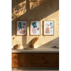 Wallity slika 3Dartsoho125, 3 dijela, 33 x 48 cm