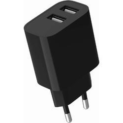 GEMBIRD Univerzalni USB punjač TA-UC-2A12-01-BK, 2.4 A, 12W, Crni