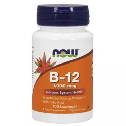 NOW FOODS Vitamin B-12 1000 mc100 tab. 100 tab.