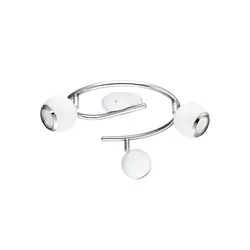 Eglo Bimeda spot/3, led, gu10, 3x3w, 3x240lm, bela/hrom