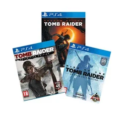 PS4 Tomb Raider Definitive Edition + Rise of the Tomb Raider + Shadow of the Tom