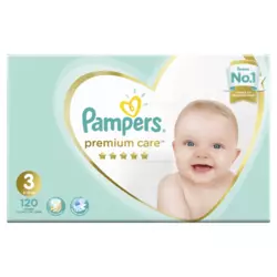 Pampers premium care pelene veličina 3 (6-10 kg) mega box 120 komada