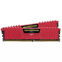 Corsair Vengeance LPX Red 16GB DDR4 3200MHz (2x8GB) CL16 1.35V memorija  (CMK16GX4M2B3200C16R)
