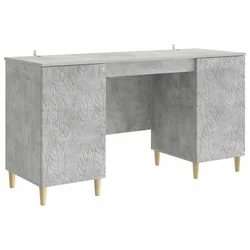 Stol Betonska siva Konstruirano drvo 142,5 x 50 x 75 cm