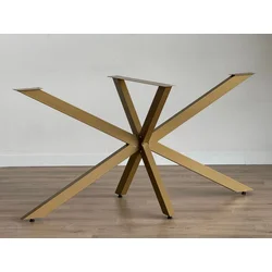 Hanah Home Nogari za sto Ahtapot, 150x71x78 cm, Zlatne boje