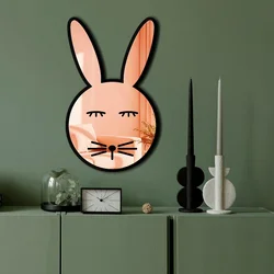 Wallity Ogledalo Ozgl520, 30x49 cm, Rose-gold