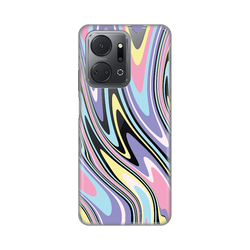 Silikonska maska za Honor X7a Liquid Dream Print Skin šarena