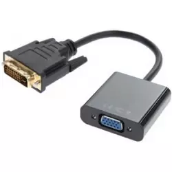 Adapter-konvertor DVI-D (M) - VGA (F) crni