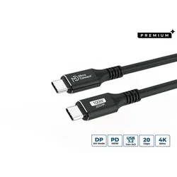 MicroConnect USB3.2CC01.5 USB kabel USB 3.2 Gen 2x2 1,5 m USB C črne barve