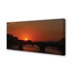 tulup.si Slika na platnu Italija river sunset 100x50 cm