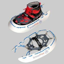 Yate Ultra lahke snežne krplje SnowPlak - Trail Blanc S + mini dereze S