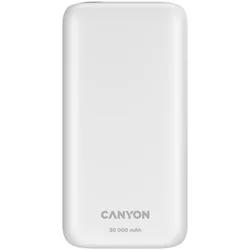 Canyon PB-301 powerbank, 30000 mAh, bel (CNE-CPB301W)