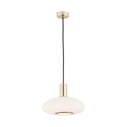 Argon 4358 - Luster na sajli SAGUNTO 1xE27/15W/230V, prečnik 30 cm, mesing