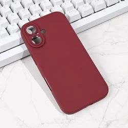 Silikonska maska za iPhone 17 6.3 Pro Camera, Bordo