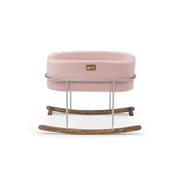 Hanah Home Kolevka Hier Metal, 90x70x58 cm, Roze-srebrne boje