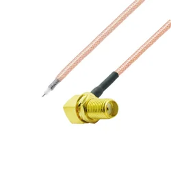 shumee Pigtail SMA vtičnica kotna 30cm RG178 za spajkanje