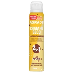 Agrado Šampon u spreju 2u1 za suvo pranje kose Milky, 200 ml