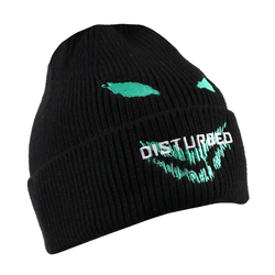 Beanie Disturbed - Green Face - ROCK OFF - DISBEAN01B