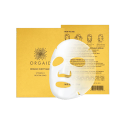 ORGAID Organic Sheet Mask, Vitamin C & Revitalizing SET 4 kom