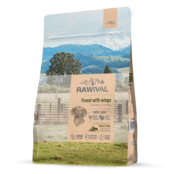 Craftia Rawival Suva hrana za odrasle pse srednjih i velikih rasa, sa piletinom i ćuretinom, 0.75kg