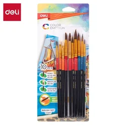 Četkice za slikanje Set 1/10 poni, goveđa i najlonska dlaka