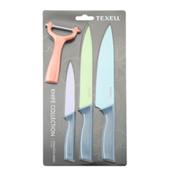 TEXELL Set 3 noža i ljuštač TNT-S238