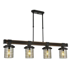 Opviq Luster AV 4216 4EY, Metalni, Crni