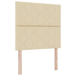 Vidaxl Vzglavje krema 100 cm blago