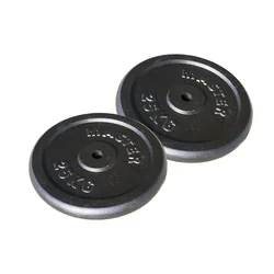 Master Sport Uteži - diski, 25 kg, kovinski (par)