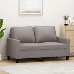 vidaXL Dvosed taupe 120 cm blago