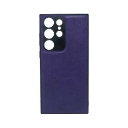 Maska za telefon LEATHER CASE za Samsung S23 Ultra, Ljubičasta