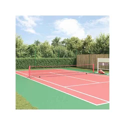 Teniska mreža Crna i crvena 595 x 90,5 x 87 cm Poliester